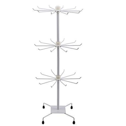 3 Layered Metal Multipurpose Rotating Display Stand