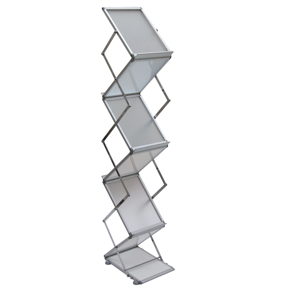 White Wooden Brochure Stand, For Display