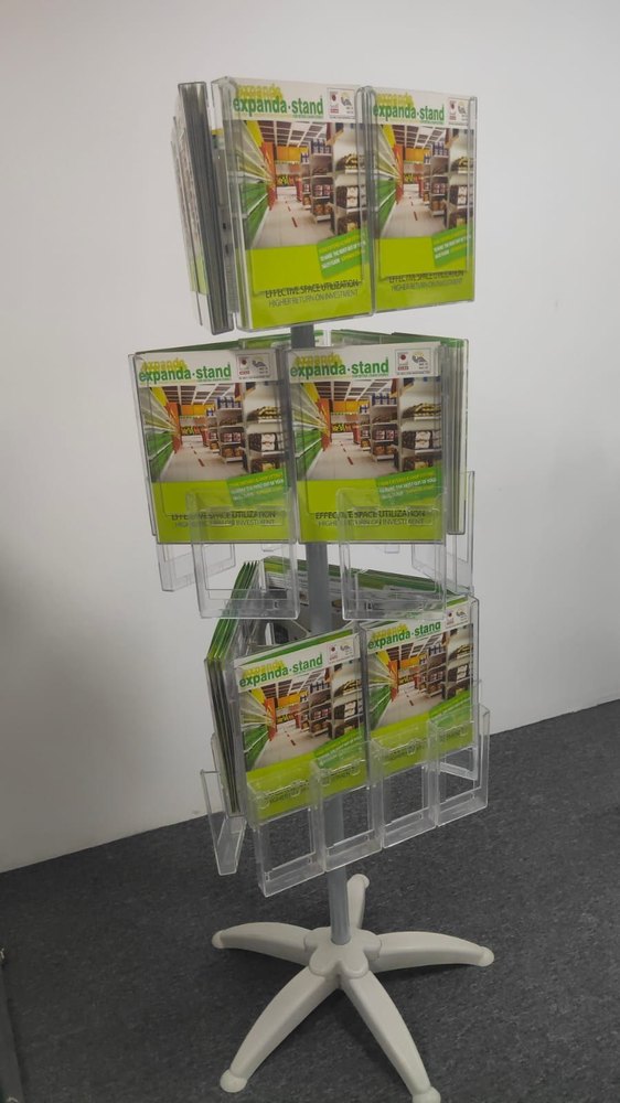 Rotatable Brochure Display Stand