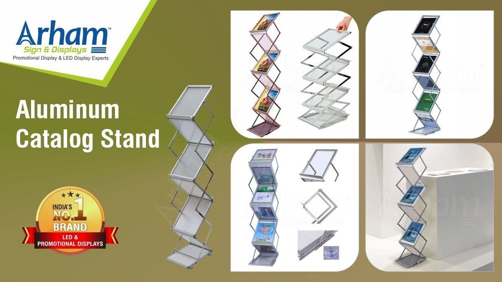 Aluminum Catalog Stand