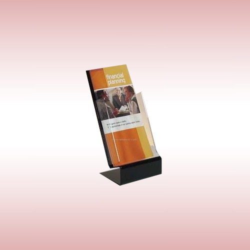 Transparent Acrylic Brochure Stand, For Official, Commercial