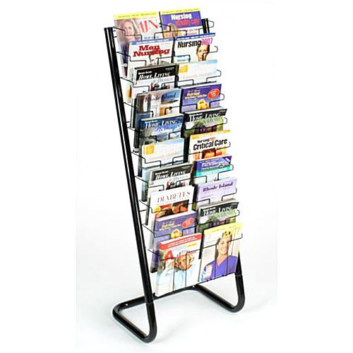 White Magazines Stand, Size: A4
