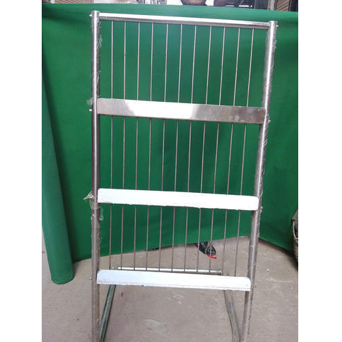 Stainless Steel 3 Row Magazine Stand