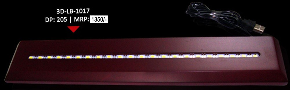 3D LB 1017 Jumbo LED Photo Crystal Stand