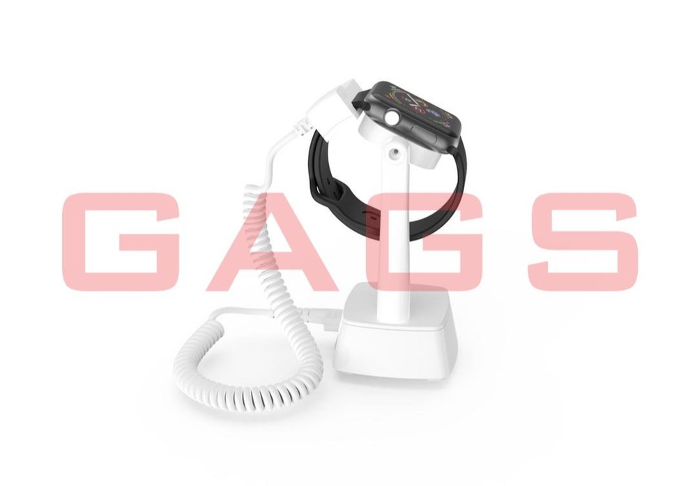 ABS White Watch Display Security Stand, For Retail Showroom
