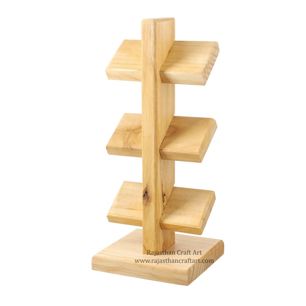 Brown Wooden Pine Wood Watch Stand(RCA-WD-05)