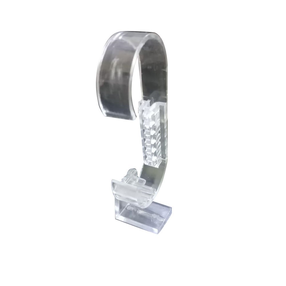 Tranparent Plastic Transparent Watch Stand, Size: 16 cm
