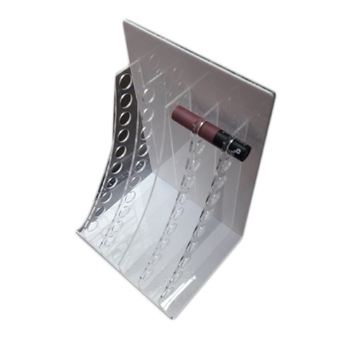 Transparent Unisex Lipstick Display Acrylic Tray 5, For Professional, For Showrooms And Shops