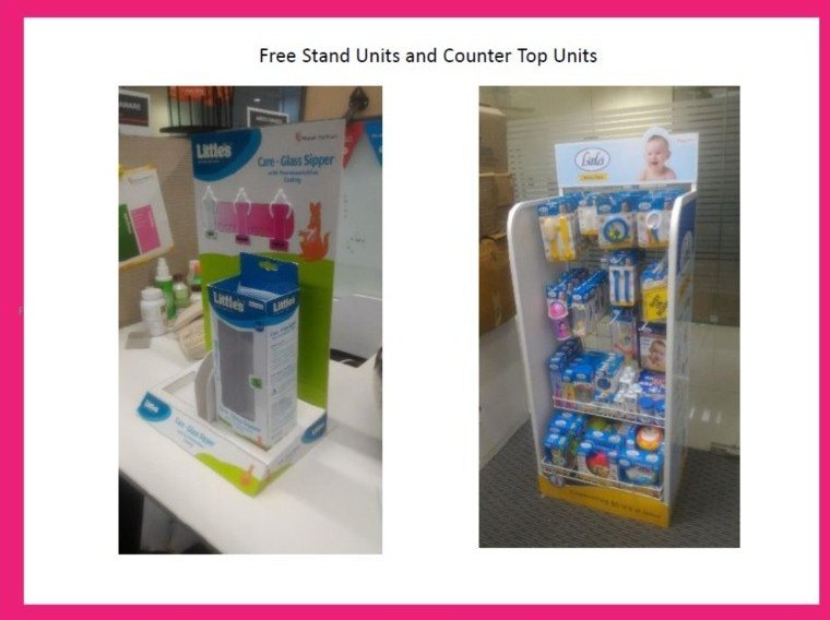 Floor Standing Countertop Display Unit