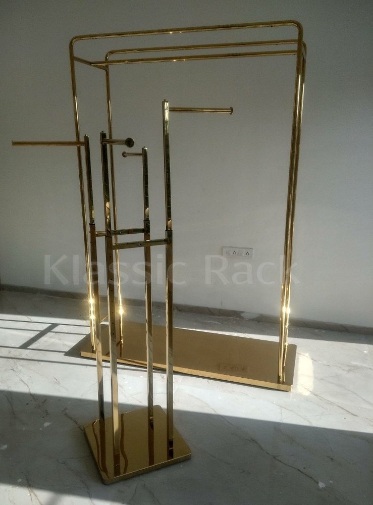 Stainless Steel gold display unit, For Showroom
