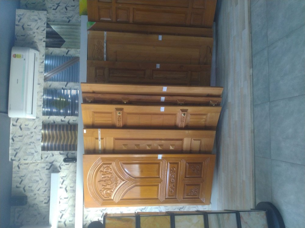 Metal Wooden Door Display Stand, For Showroom