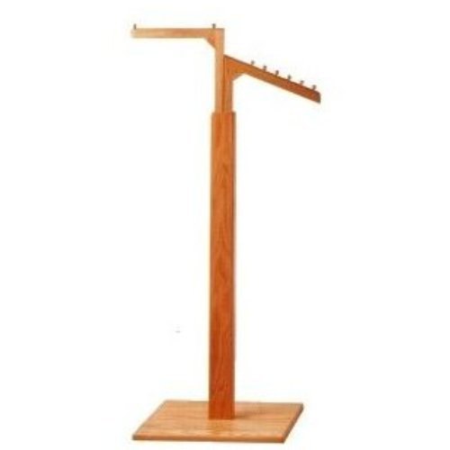 Brown SDS Group 2 Way Wooden Display Stand, For Showroom And Malls