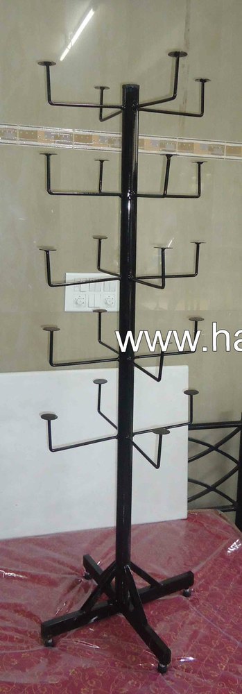 Floor Standing Metal Helmet Stand, For Offices and Industries