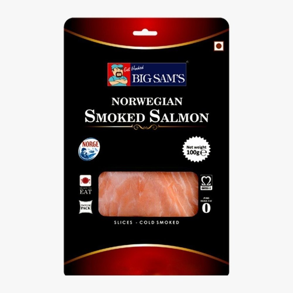 100gm Big Sams Smoked Salmon