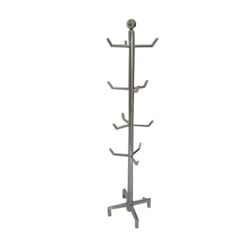 Stainless Steel Helmet Stand, For Home