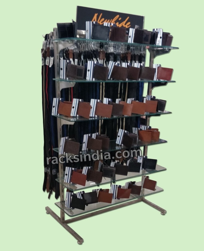 Wallets cum belts Display Stand, For Promotional