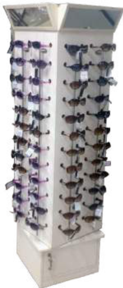 Floor Display Stand for Goggles