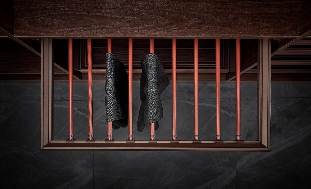 Fabura mocha Trouser Hanger, For morden wardrobe