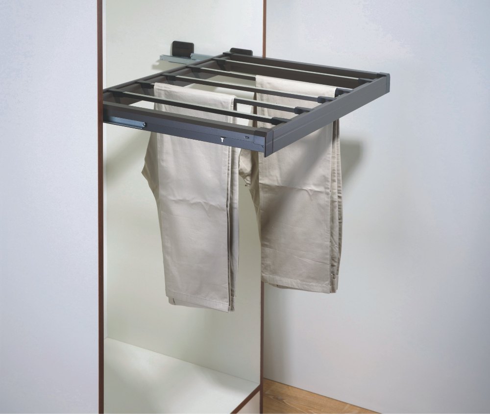 Cassetto Brown Trouser Rack Basket, For Trousers