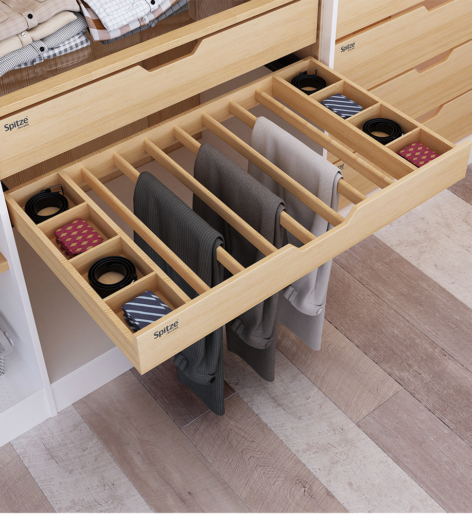 Spitze Steam Beach Wood Wooden Trouser Rack