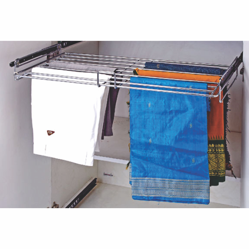 Stainless Steel Natural Trouser Pull Out, For Home