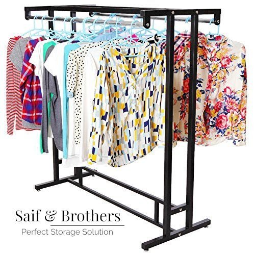 Free Standing Unit Stainless Steel Clothes Handrail, For Supermarket