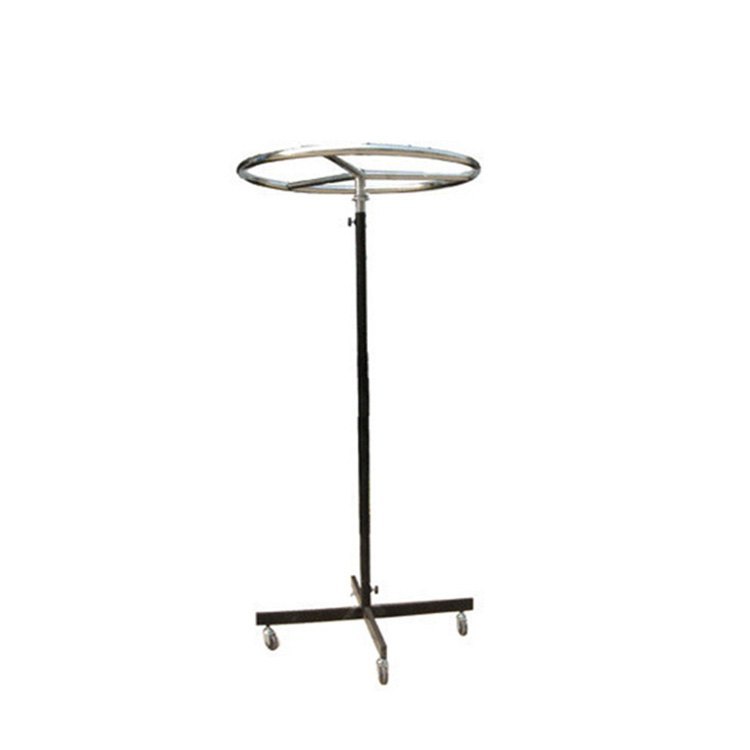 Rotating Round Shape Free Hanging Cloth Display Rack, Size: Standard