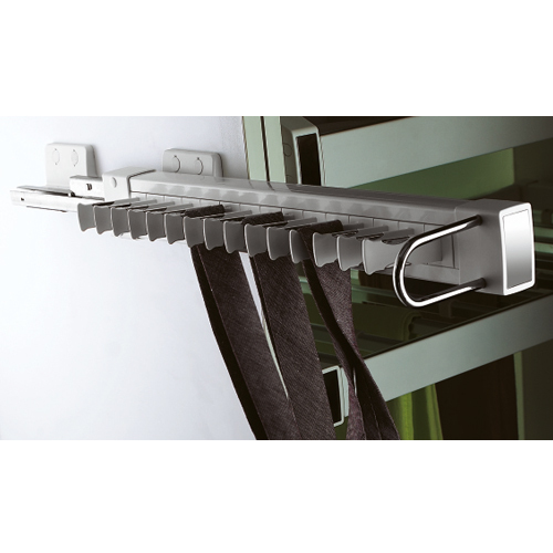 Onyx Silver Tie Rack, For Supermarket, Size: 140 X 460 X 70mm ( W X D X H )