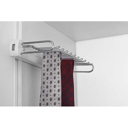 Olive Steel Tie Rack Wardrobe