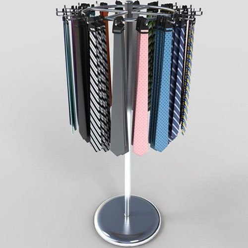 Silver ARS Tie Rack