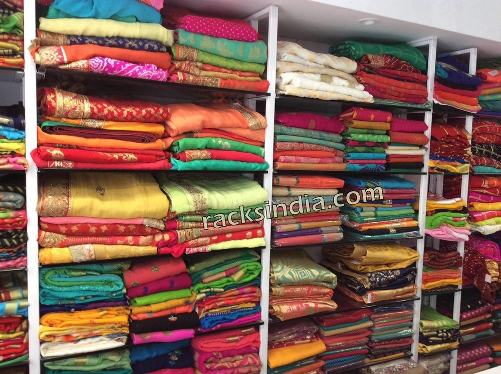 Rectangular Sarees Shops Furniture, Weight Tolerance Capacity: 50kgs