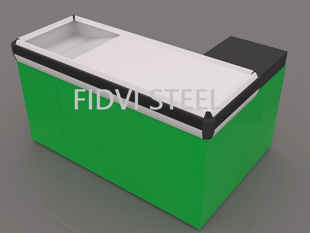 Mild Steel L Shape Cash Counter, For Supermarket