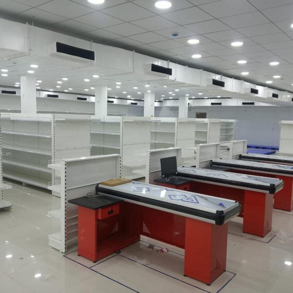 Galvanized Iron Color Coated RBT Counter, For Office