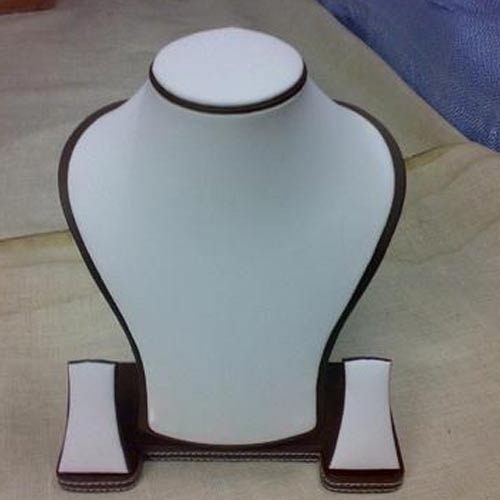 White and Brown Necklace Display Stand, For Jewelry Display