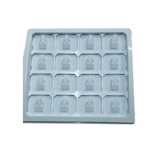 White/Black Plastic Ring Displays Tray