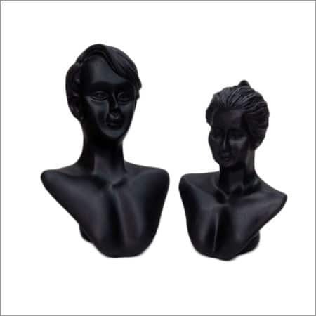 Porcelin Necklace Display Mannequin