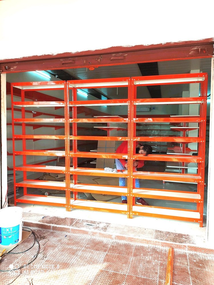 Mild Steel M.s.glass Rack, For Supermarket, Open Storage