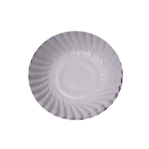 Circular 7 Inch White Paper Plate, Paper GSM: 80-160