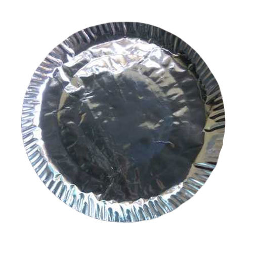 Circular Round Silver Disposable Paper Plate