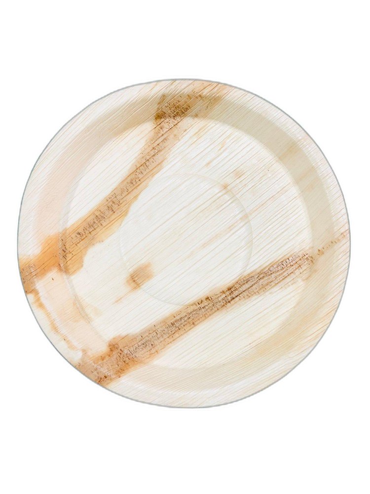 12 Inch Round Areca Palm Leaf Plate