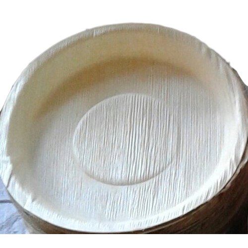 White Areca Leaf Plates, for Event and Party Supplies, Size: Medium
