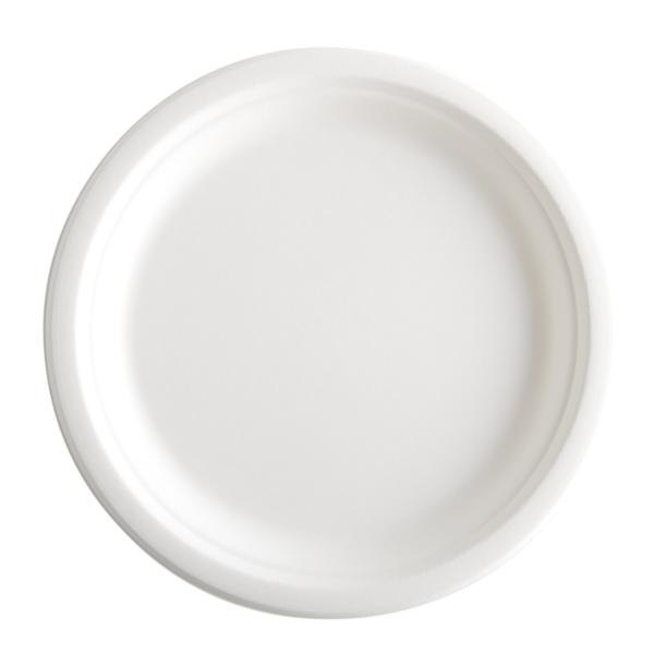 White Sugarcane Baggasse Round Plate 10, Size: 11