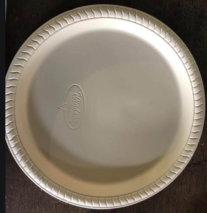 Natural Corn Starch Plates, Size: 6