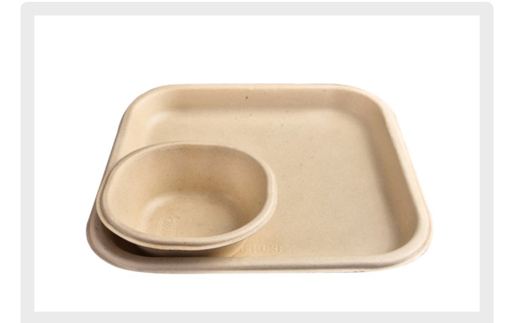 Brown RDV Eco Friendly Disposable Plates, Paper Gsm: 400