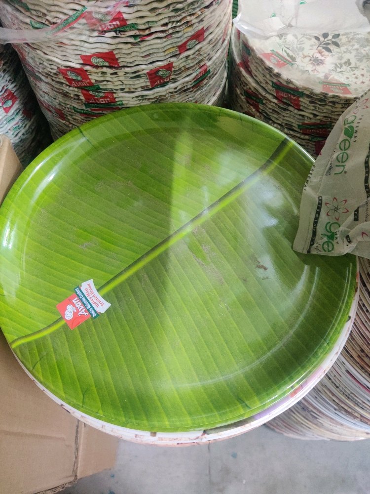 Round Banana Leaf Plate