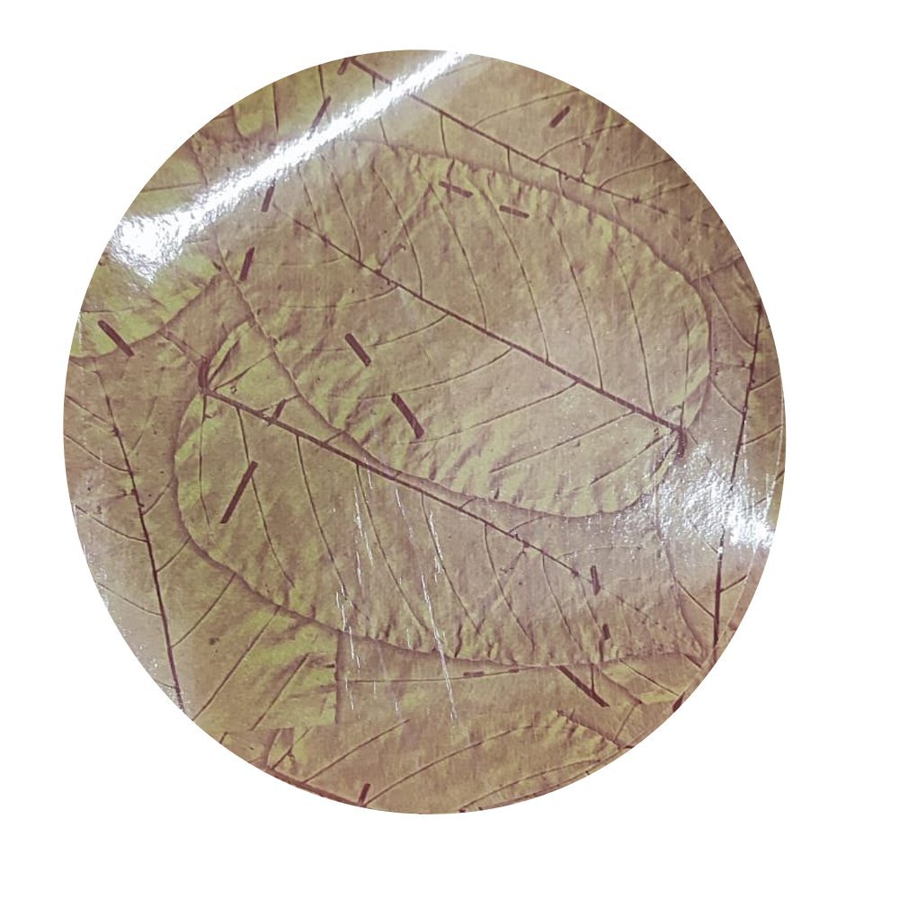 Sal Patta Plate, Size: 12 Inch