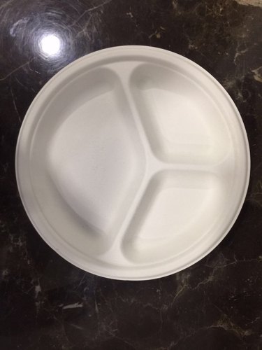 10 Inch Baggase 3cp And Plain Plate