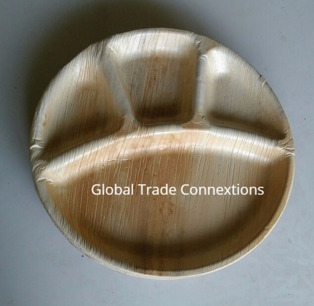 Natural Compartment Areca Leaf Plate