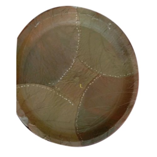 Pan India Large Sal Leaf Plate, For Event and Party Supplies, Size: 12 Inch