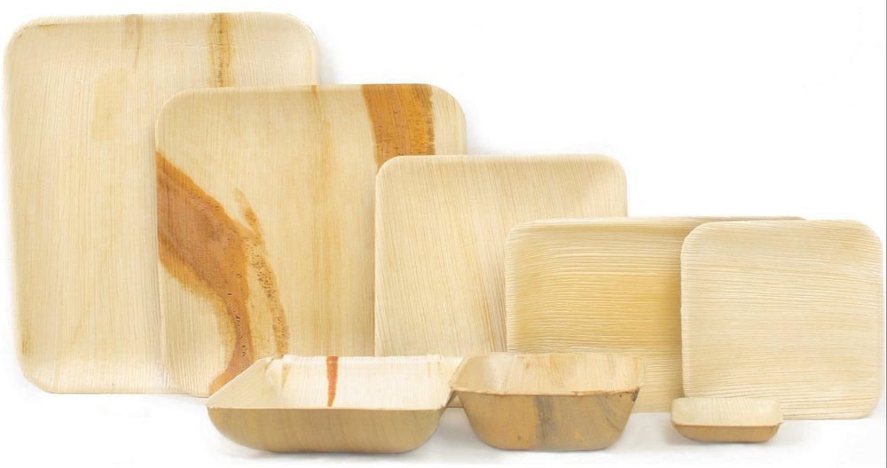 Wooden Disposal Crockery